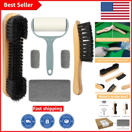 Piece pool table brush set - brush,